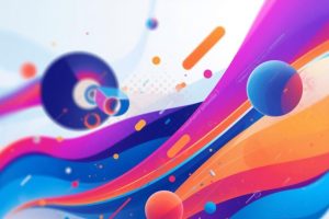 Imagem para representar um curso de Design Gráfico em uma capa de um site. Imagem sem textos.