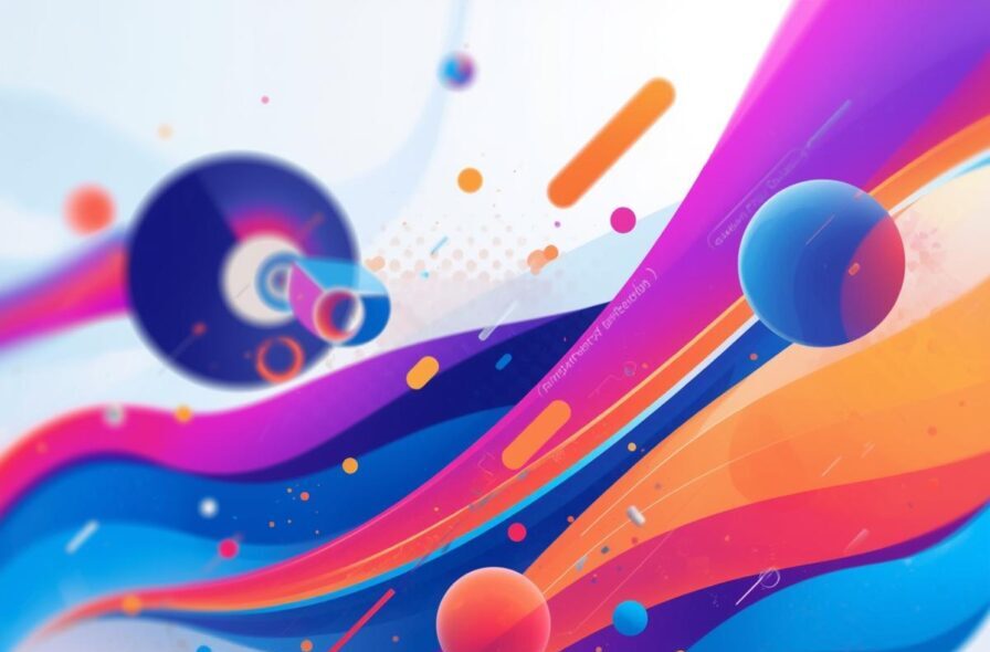 Imagem para representar um curso de Design Gráfico em uma capa de um site. Imagem sem textos.